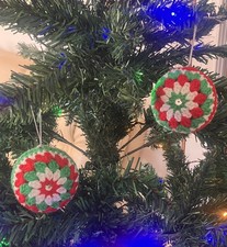 NEW 2 Large hand crochet