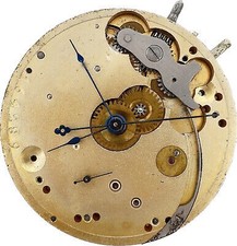 Antique Early Longines Mechanical Chronograph Pocket Watch Sterling Incomplete