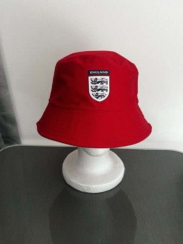 Red england bucket hat - red,