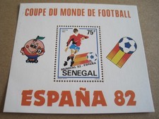 Senegal 1982 World cup mini-sheet ...16-1