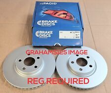 BRAKE DISCS X2 300mm FRONT FITS FORD GALAXY S-MAX PAGID 55831