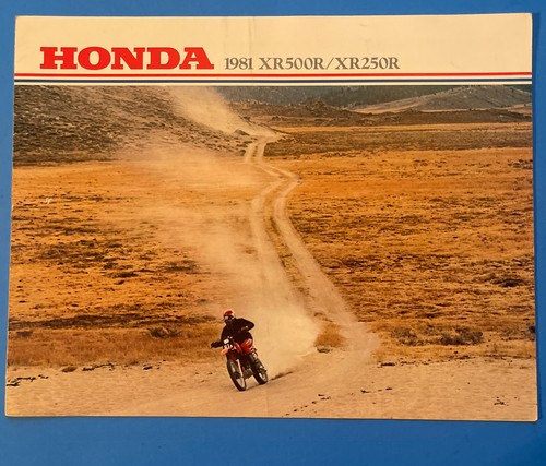 Honda xr500r xr250r 1981 - xr500r/xr250r,