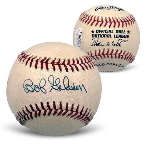Bob gibson autographed - bob, st