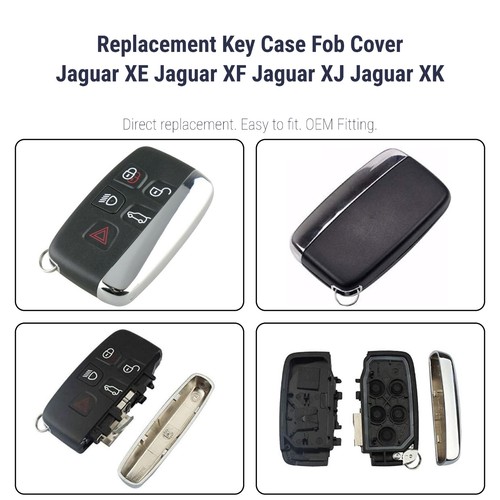 Key case shell fob for - fob, jaguar