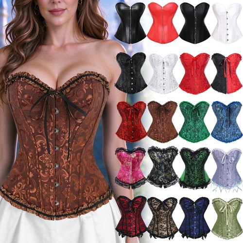 Women sexy overbust boned - overbust,