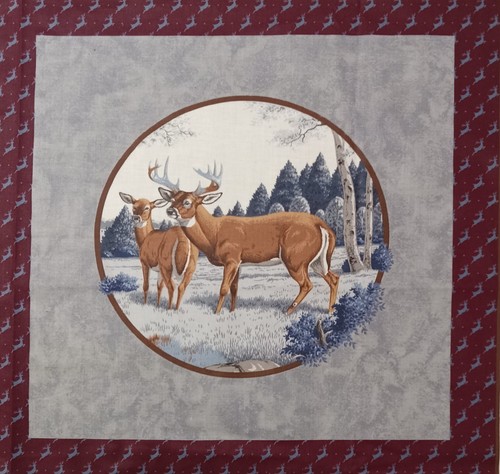 Vtg cranston blue - vtg~cranston~blue~"stag, doe