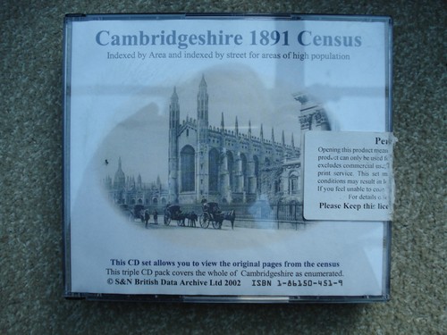 Cambridgeshire 1891 census - 1891,