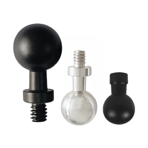 Ball head adapter 17mm - 1/4",