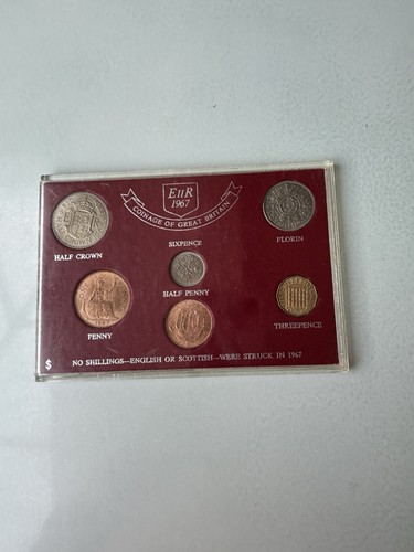 1967 great britain 6pc coinage - 6pc,