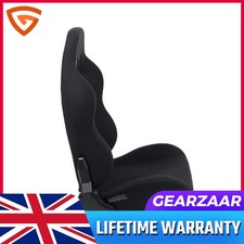 Racing Bucket Seat Large Car Seat & Runners Adjustable Breathable for Car UK