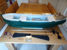 MM1365 Celia Jane Thames Sailing Barge, Plan Built, 1:24 Scale, 50" Unfinished 