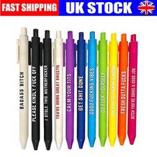 11Pcs Funny Pens Swear Word