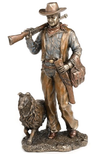 Cowboy with dog frontier - cowboy,