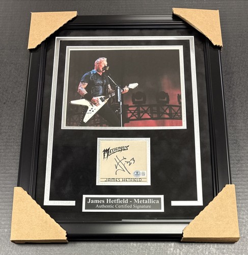 James hetfield signed - james,