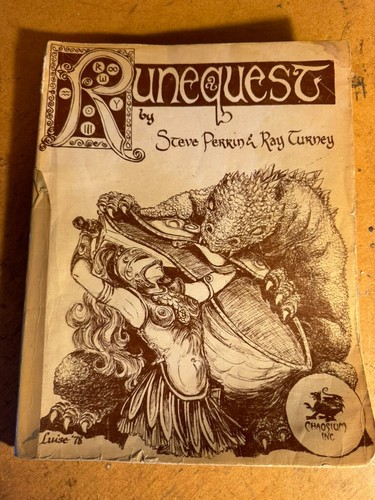 Runequest the book steve - runequest, by