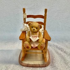 Cherished Teddies - Lucy - Rocking Away In My Favourite Reading Chair - 676918