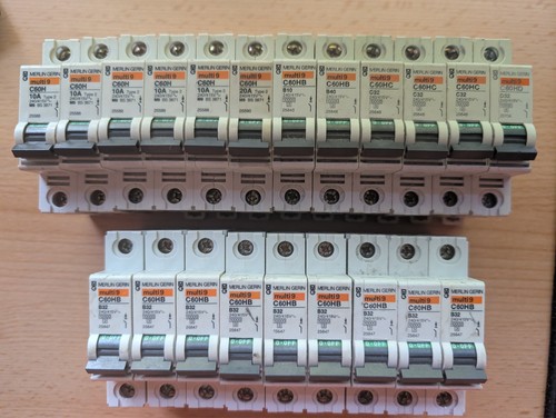 Merlin gerin mcbs used - merlin,
