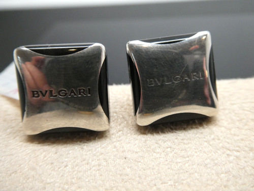 Bvlgari onyx gemstone sterling - bvlgari,
