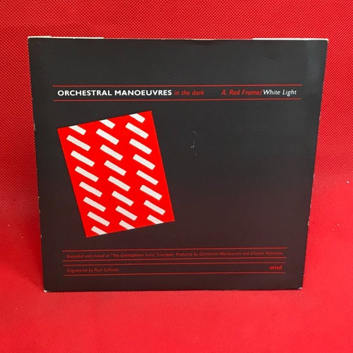 Omd red frame white - red, light