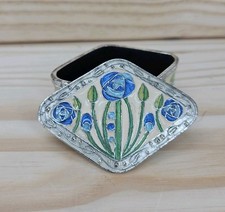 Trinket Or Pill Box Enamelled