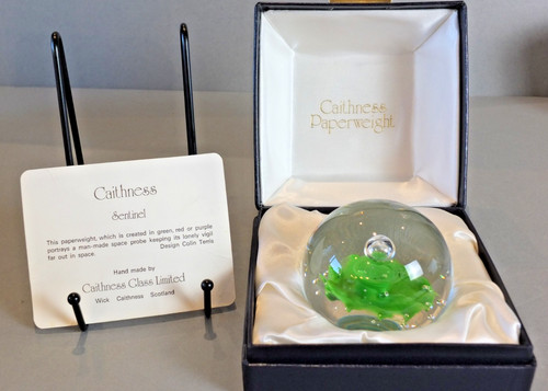 Caithness glass paperweight - glass,