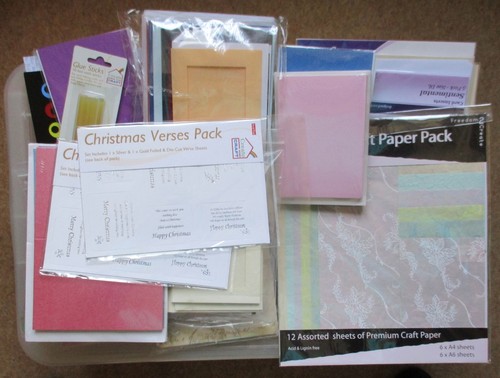 Job lot card making item - making,