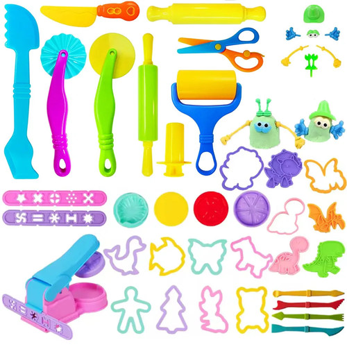 45pcs kids play dough tool - 4-45pcs,