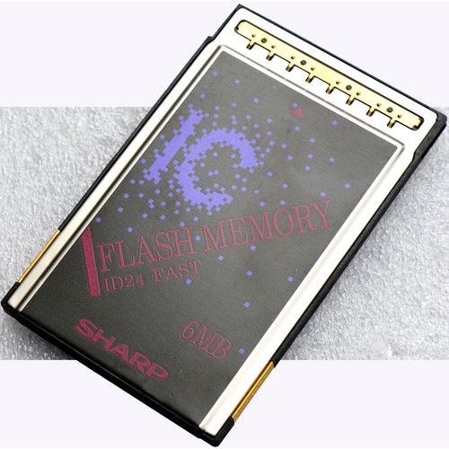 Vintage pcmcia card memory 6mb - vintage,