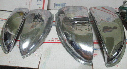 Four vintage boat - metal, vent