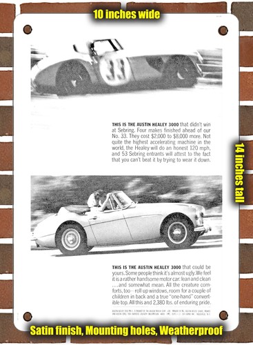 Metal sign 1964 austin - -,