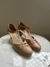Gabor tan leather heels size - leather,