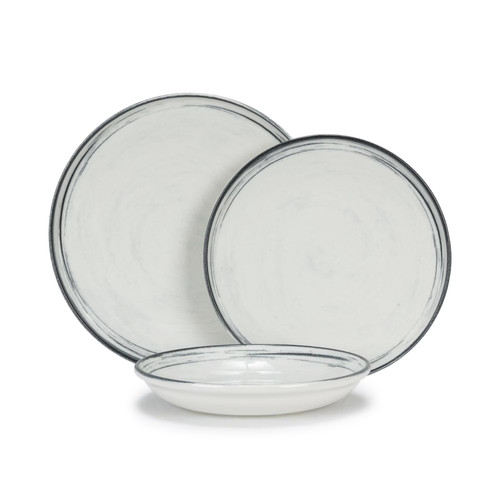 Porcelain piece dinnerware - porcelain, 12-piece
