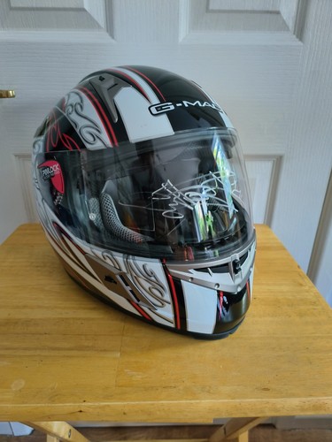 Mac motorcycle helmet signed - g-mac,