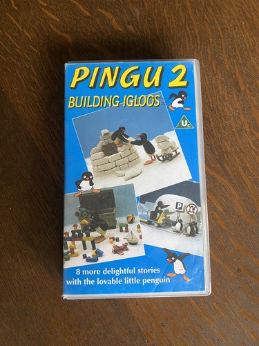Pingu building igloos vhs - building,