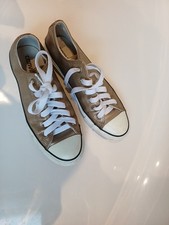 Gold Glitter Ladies Converse All Star Size 5
