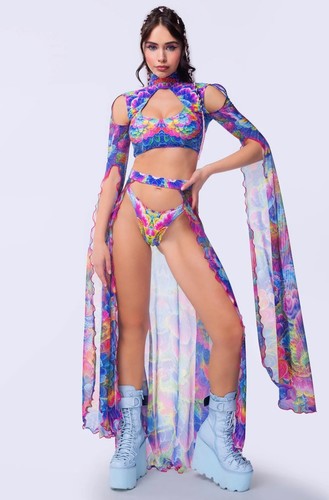 Edc outfit rave clothing dress - edc,
