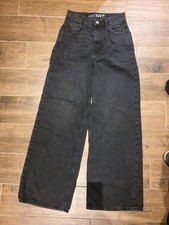Primark black wide leg jeans