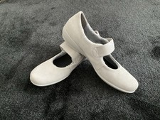 HOTTER SOFT GREY FAUX SUEDE “TREASURE” SLIPPERS SIZE 8 NEW