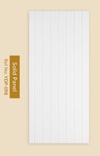 Solid grooved upvc - door, panel