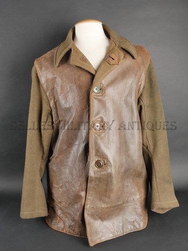Jerkin wwii leather - leather, jacket