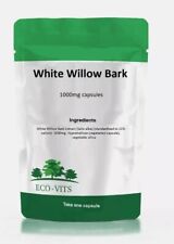 White Willow Bark 1000mg Capsules – Natural Pain Relief & Joint Support