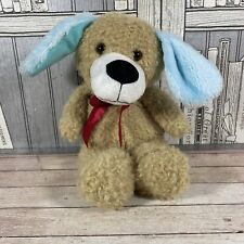Brown Teddy Bear Blue Ears Puppy Collectable Paws WL Fluffy Soft Plush Toy