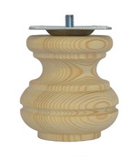 Wooden Pine Tall Moulded Bun