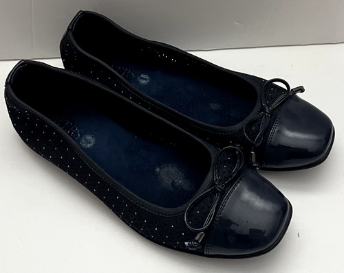 Pavers blue square toe ballet - pavers,