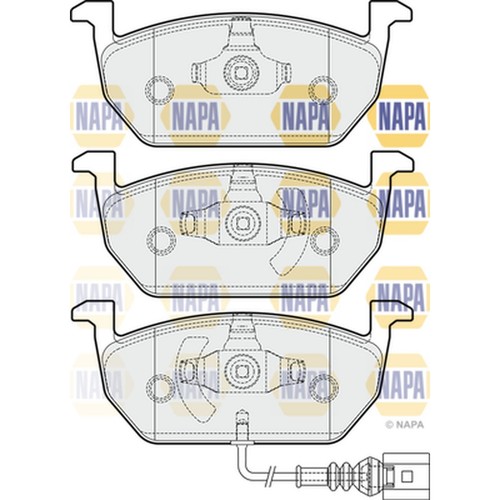 Brake pads set - set, mk7