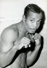 Boxing, François Pavilla Champion of France Poes Welters, Vintage Print Shooting