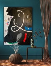Joan Miro Abstract Oil