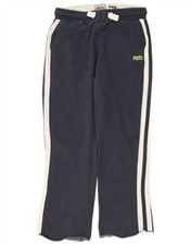 SUPERDRY Mens Tracksuit Trousers Large  Navy Blue Cotton CY09