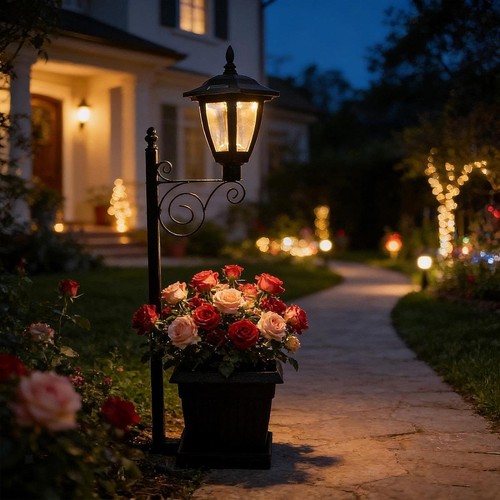 Solar outdoor street lamp - outdoor,