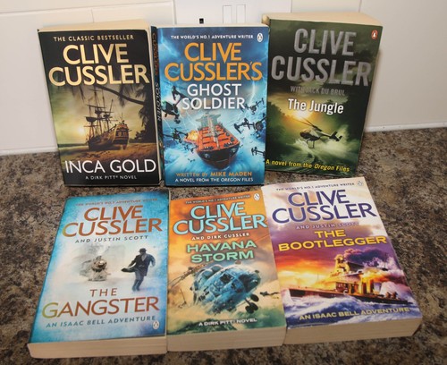 Clive cussler books bundle - 6,